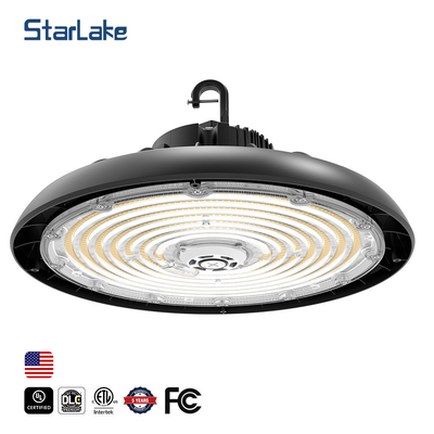 5000K آلومینیوم آلیاژ LED UFO Highbay Light 22500lm-36000lm Dimmable 100W-240W 120° شعاع