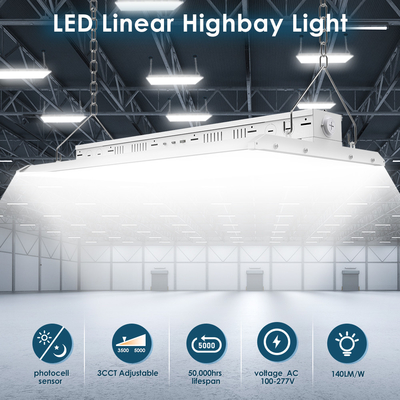 چراغ خطی LED با سنسور حرکت 80-400W برای فروشگاه ها کارخانه ها انبار