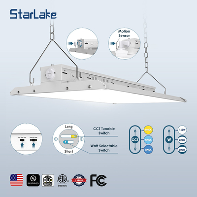 چراغ خطی LED 80W 100W 120W مواد آلومینیومی