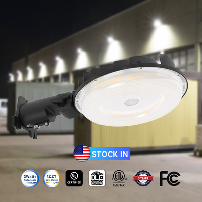 لامپ 100 وات LED لامپ 12000 لیمن سنسور فتوسل شب تا صبح IP65 UL DLC cUL تایید شده