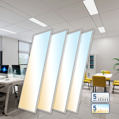 ایالات متحده آمریکا در انبار LED Flat Panel Light ETL DLC Premium 3Power 3CCT قابل تغییر 277V 347V 130lm/w