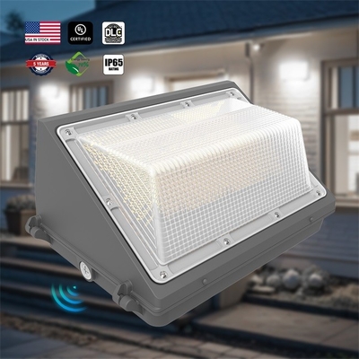 DLC UL کیفیت بالا 120W درب ضد آب LED دیوار بسته نور بدن آلومینیوم Pohotocell برای صدور گواهینامه باغ خیابان