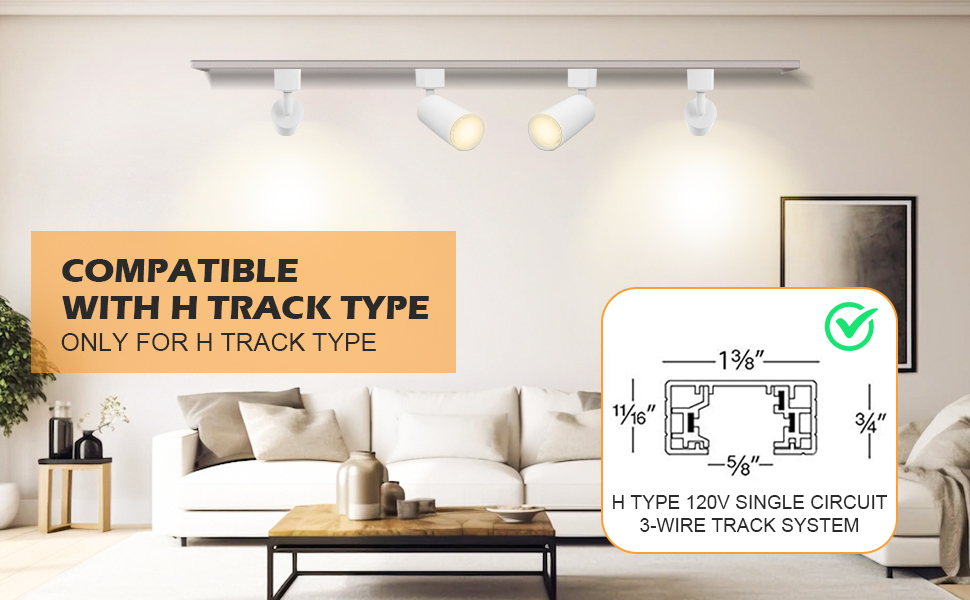 2700K-4000K لامپ چراغ LED، 110Lm/w IP20 لامپ مسیر LED 2